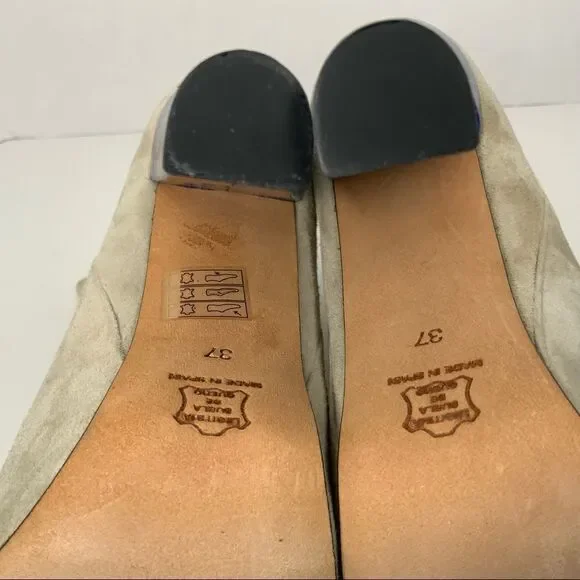 CARVEN high heel suede booties. - Picture 8 of 12